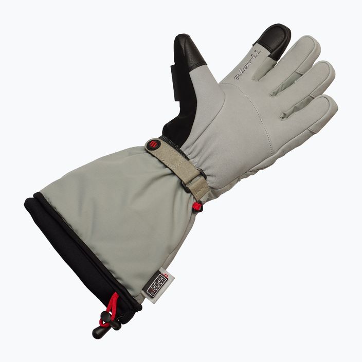 Vyhřívané lyžařské rukavice Glovii GS8 šedé 3