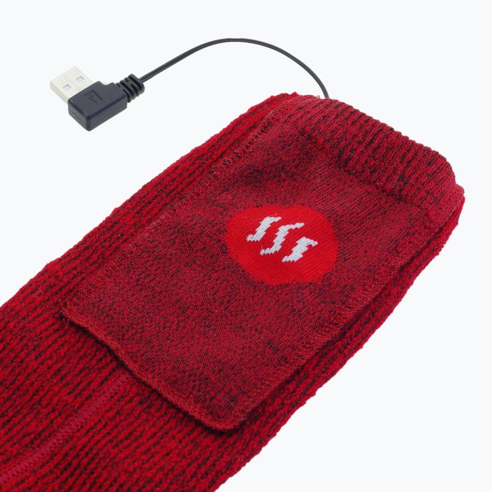 Vyhřívané ponožky s ovladačem Glovii GQ3 červené 4