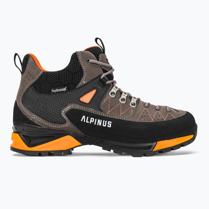 Pánské trekové boty  Alpinus The Ridge Mid Pro antracit/ oranžové 2
