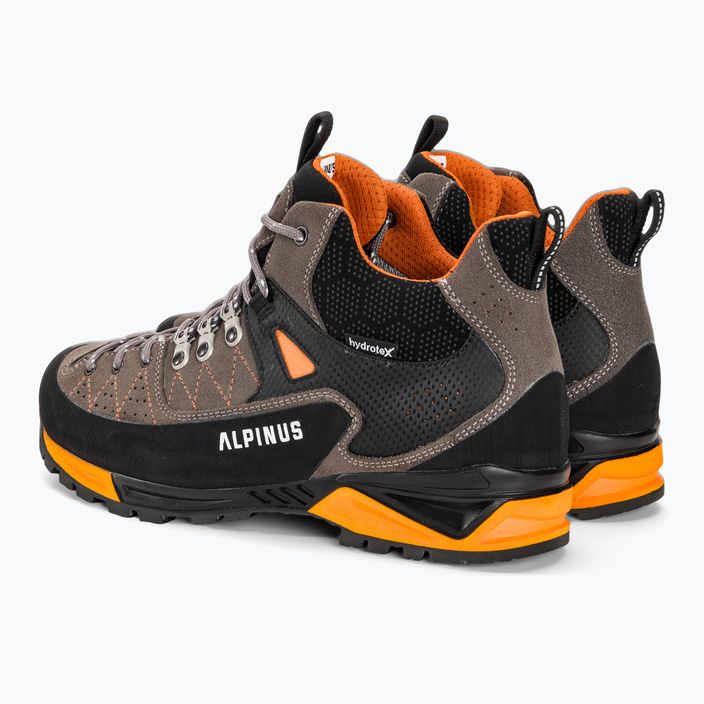 Pánské trekové boty  Alpinus The Ridge Mid Pro antracit/ oranžové 3