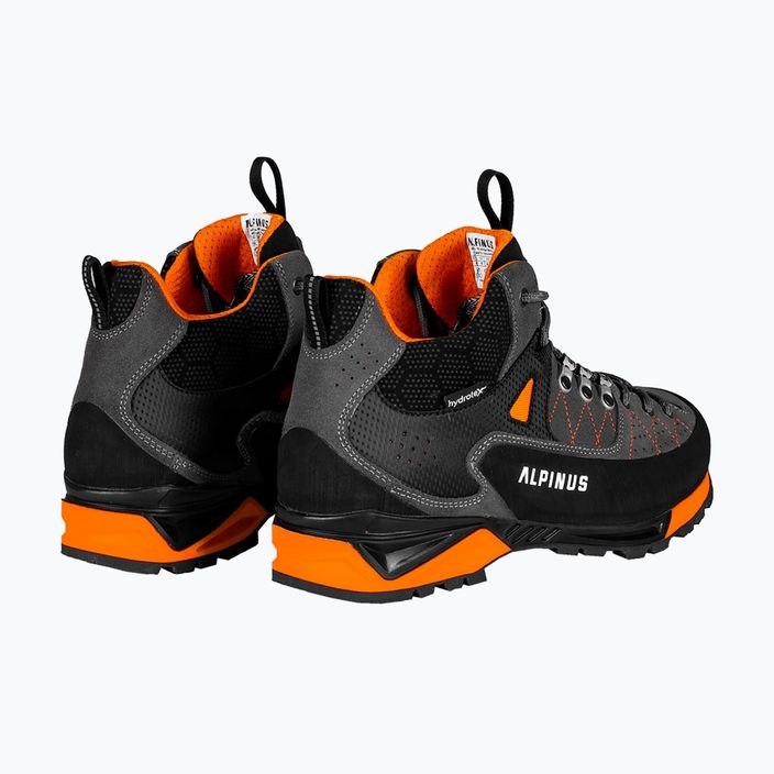 Pánské trekové boty  Alpinus The Ridge Mid Pro antracit/ oranžové 11
