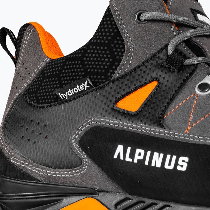 Pánské trekové boty  Alpinus The Ridge Mid Pro antracit/ oranžové 13