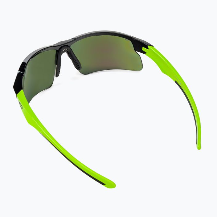 Cyklistické brýle GOG Faun černá / zelená / polychromatická zelená E579-3 3
