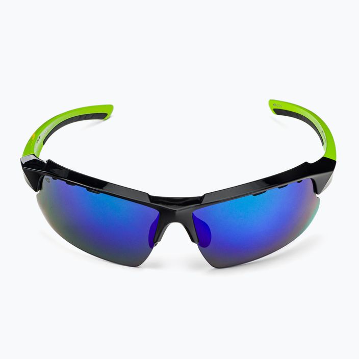 Cyklistické brýle GOG Faun černá / zelená / polychromatická zelená E579-3 4