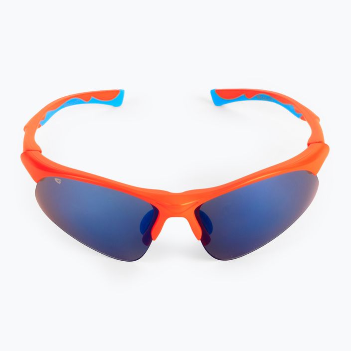 Dětské cyklistické brýle GOG Balami matné neonově oranžové / modré / modré zrcadlové E993-3 3