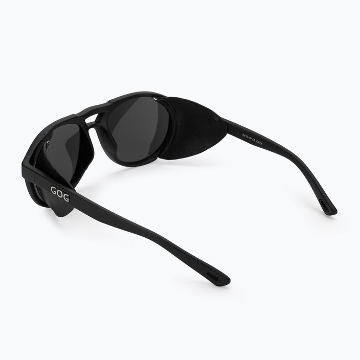 Sluneční brýle GOG Nanga matná černá / stříbrné zrcadlo E410-1P 2
