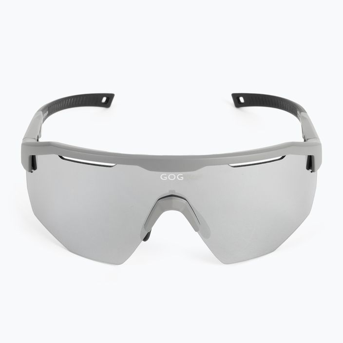 Cyklistické brýle GOG Argo matná šedá / černá / stříbrné zrcátko E506-1 4