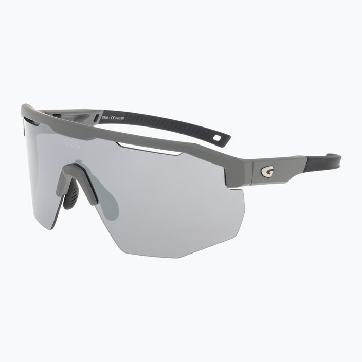 Cyklistické brýle GOG Argo matná šedá / černá / stříbrné zrcátko E506-1 7