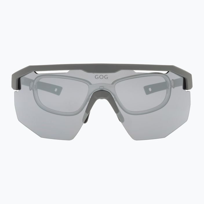 Cyklistické brýle GOG Argo matná šedá / černá / stříbrné zrcátko E506-1 8