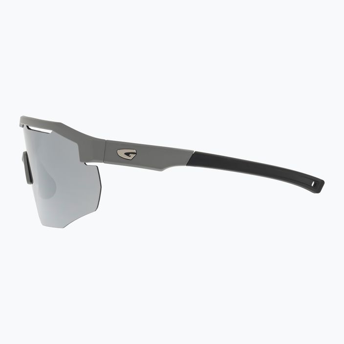Cyklistické brýle GOG Argo matná šedá / černá / stříbrné zrcátko E506-1 10