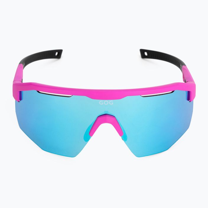 Cyklistické brýle GOG Argo matné neonově růžové/černé/bílo-modré E506-2 4