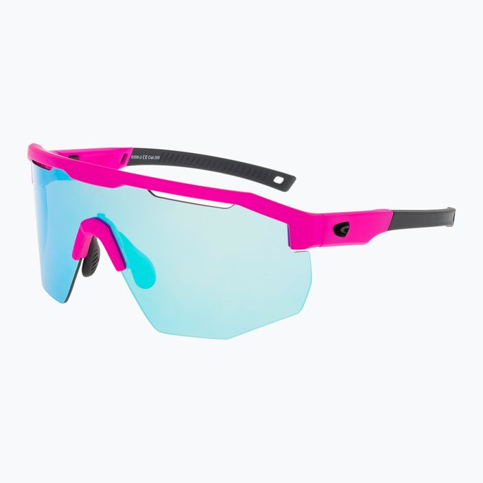 Cyklistické brýle GOG Argo matné neonově růžové/černé/bílo-modré E506-2 7