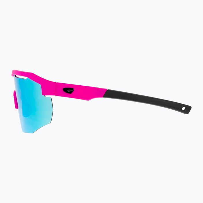 Cyklistické brýle GOG Argo matné neonově růžové/černé/bílo-modré E506-2 9