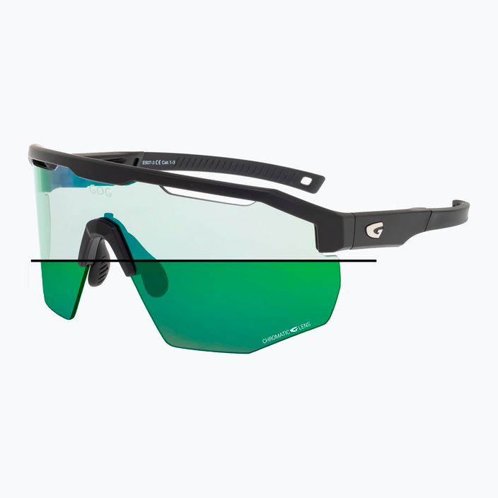 Sluneční brýle  GOG Argo C matt black/polychromatic green 8