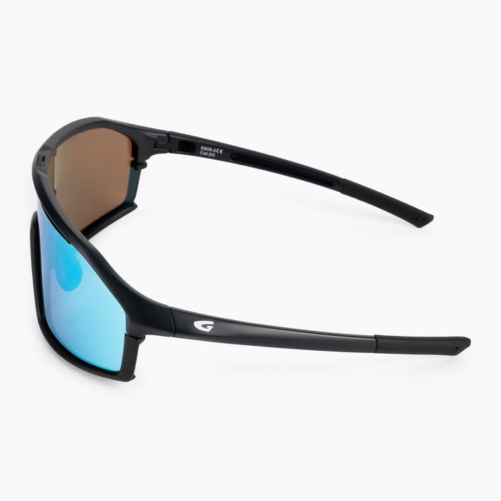 Cyklistické brýle GOG Odyss matná tmavě modrá / černá / polychromatická bílo-modrá E605-3 5
