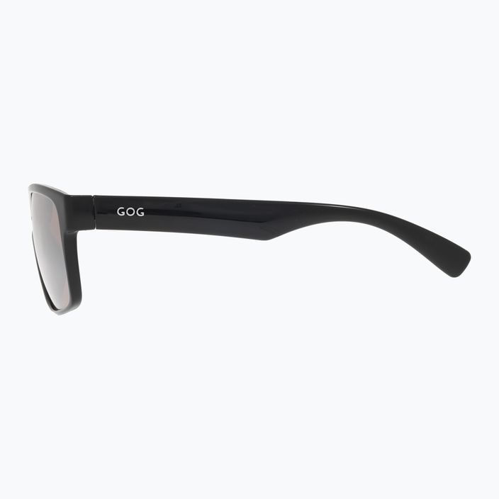 Sluneční brýle GOG Logan fashion black / silver mirror E713-1P 7