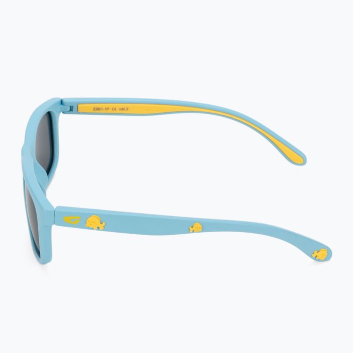 Dětské sluneční brýle GOG Alice junior matná modrá / žlutá / kouřová E961-1P 4