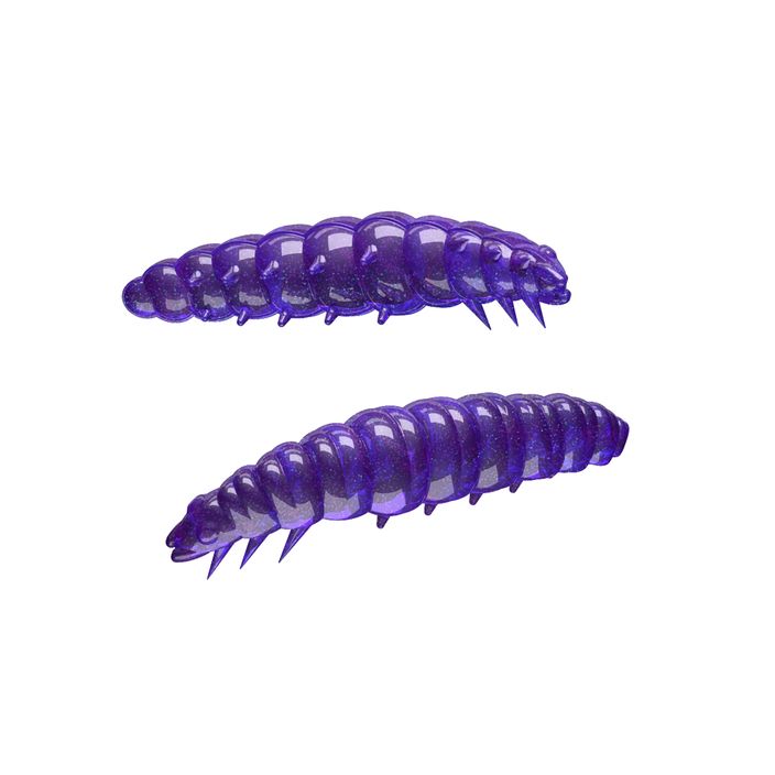 Libra Lures Larva Krill Purple With Glitter LARVAK 2