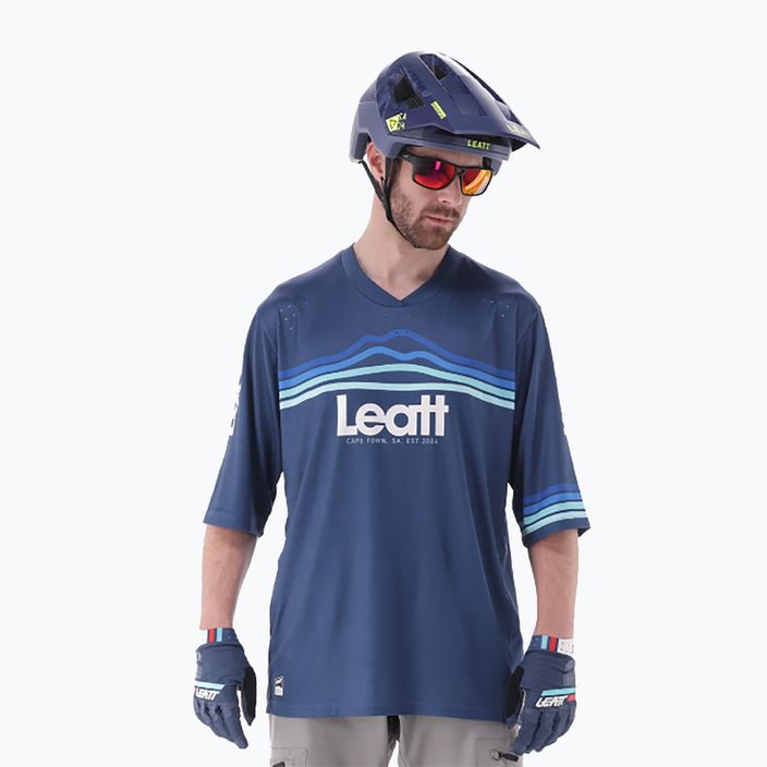 Pánský cyklistický dres  Leatt MTB Enduro 3.0 denim