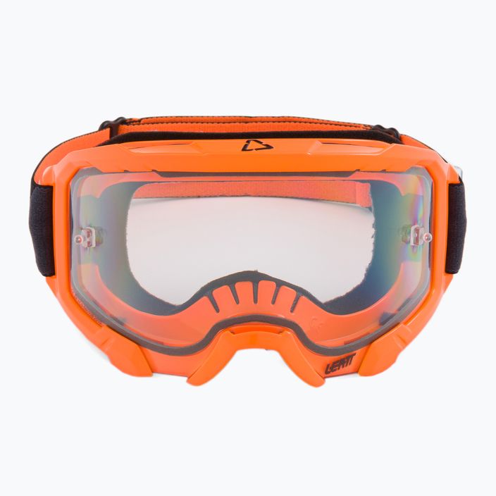 Cyklistické brýle Leatt Velocity 4.5 neon orange / clear 8022010500 2