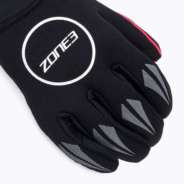 Neoprenové rukavice ZONE3 Neoprene black/red 4