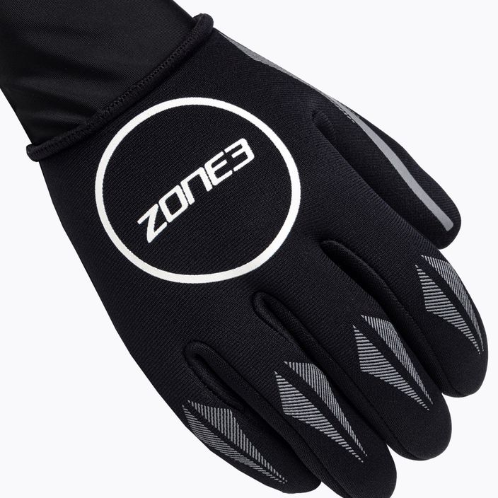 Neoprenové rukavice ZONE3 Neoprene black/silver 4