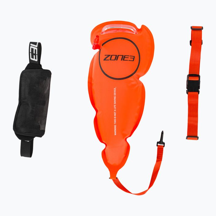 Plavecká bójka  ZONE3 Swim Safety Belt With Tow Float Pouch hi-vis orange 5