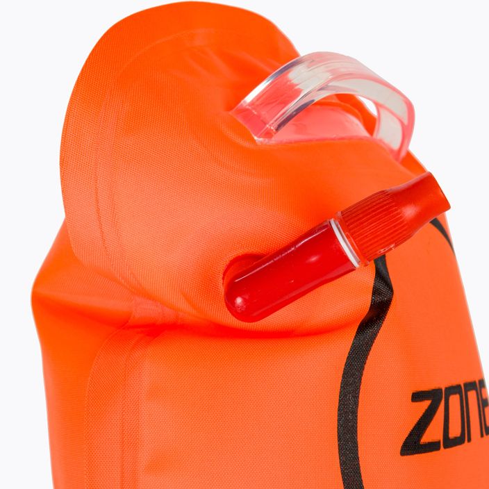 Plavecká bójka  ZONE3 Swim Safety Belt With Tow Float Pouch hi-vis orange 8