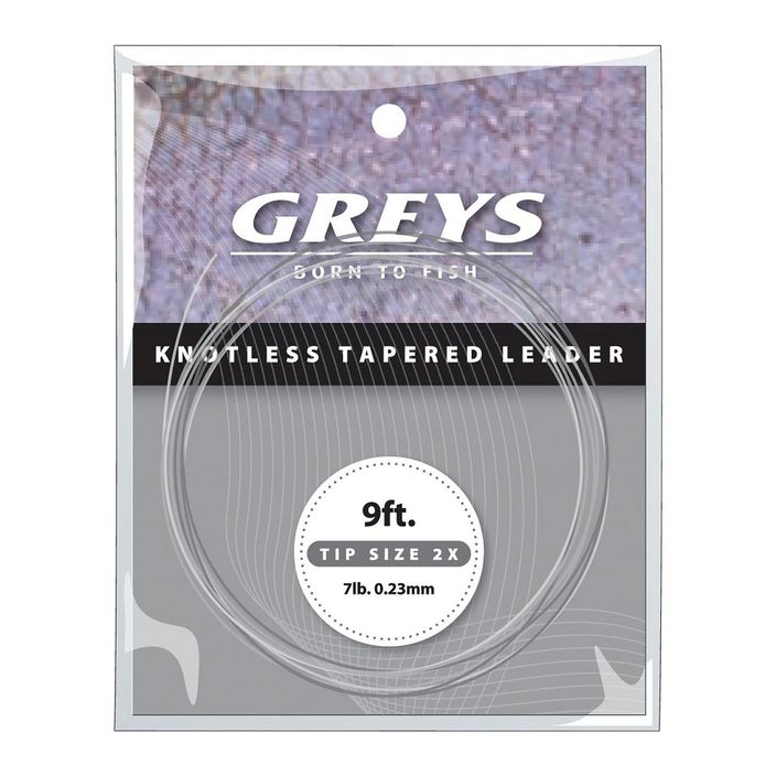 Greys Greylon Knotless Tapered Leader spinningový návazec čirý 1326005 2