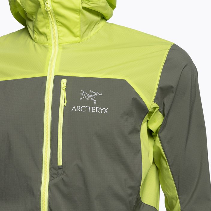 Arc'teryx Squamish Hoody pánská větrovka zelená/žlutá X000007411011 3