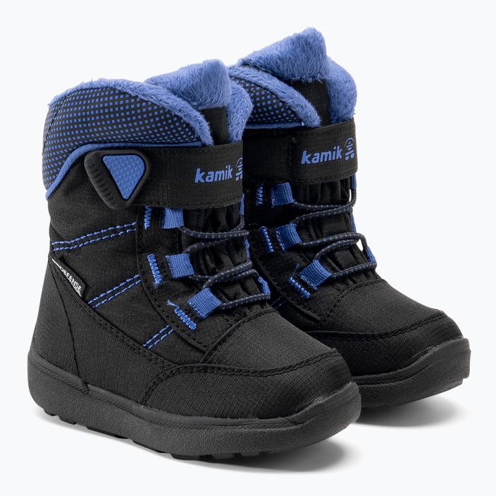Dětské trekové boty Kamik Stance2 black/blue 4