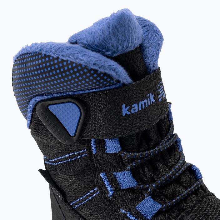Dětské trekové boty Kamik Stance2 black/blue 8