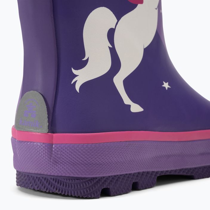 Fialové dětské turistické boty Kamik Unicorn 9
