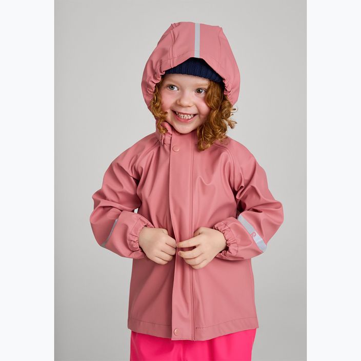 Reima Lampi dětská bunda do deště růžová 5100023A-1120 8
