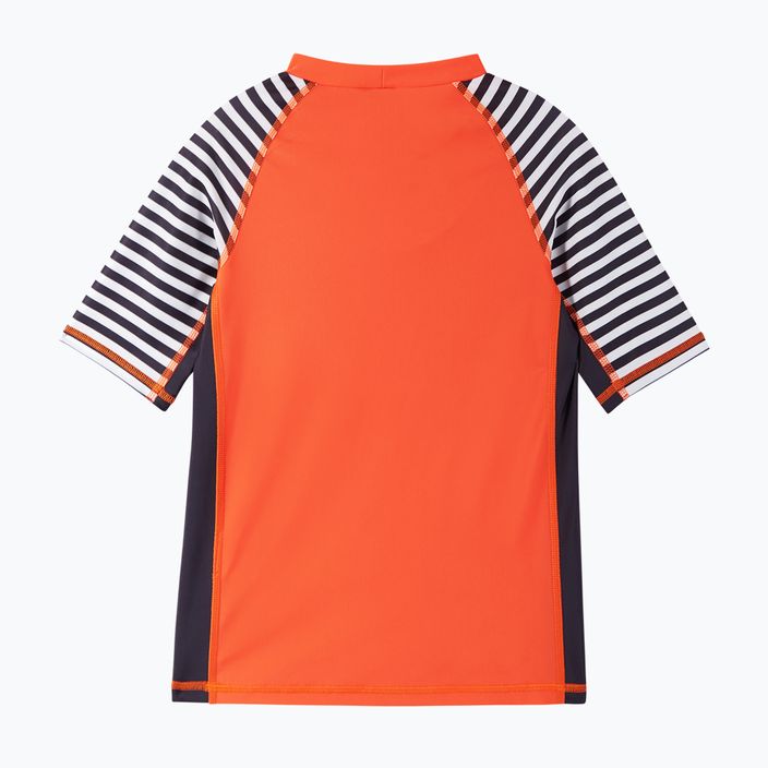 Reima Uiva dětské plavecké tričko oranžové 5200149A-282A 2