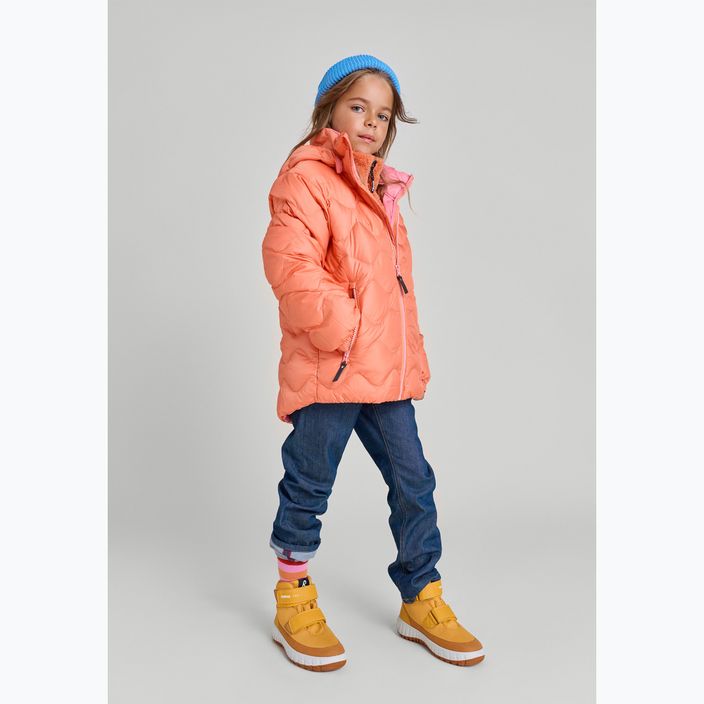 Dětská péřová bunda Reima Fossila cantaloupe orange 7