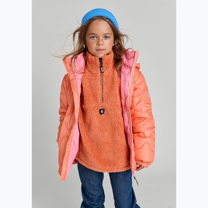 Dětská péřová bunda Reima Fossila cantaloupe orange 8