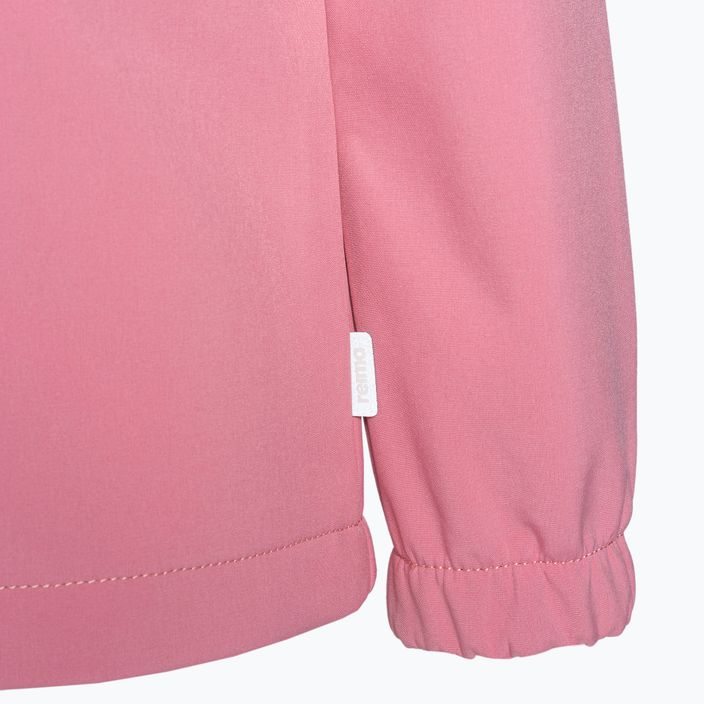 Dětská softshellová bunda Reima Vantti sunset pink 4