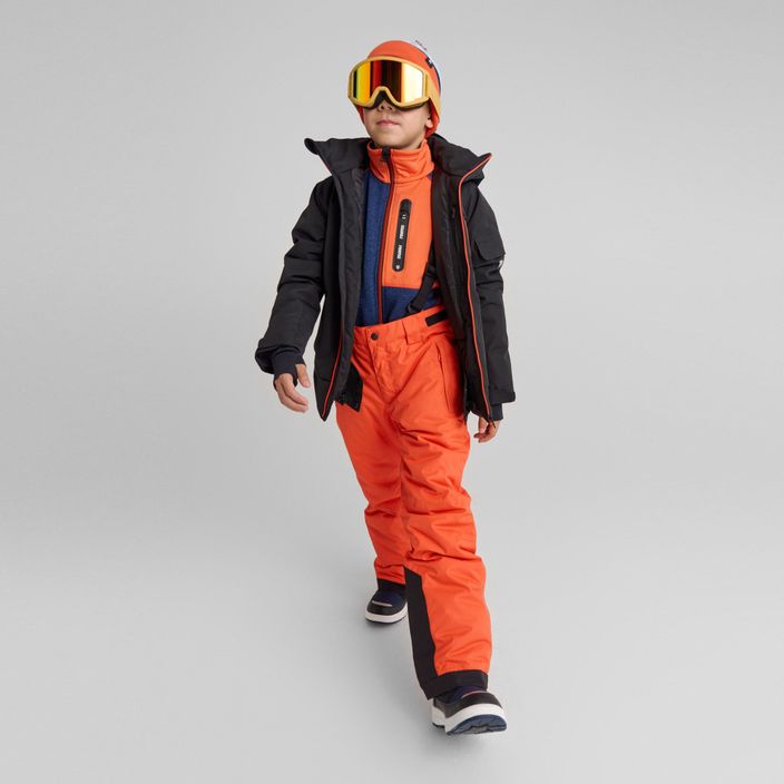 Reima Wingon červenooranžové dětské lyžařské kalhoty 10