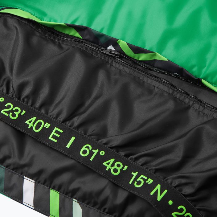 Dětská lyžařská bunda Reima Kairala černá/zelená 12