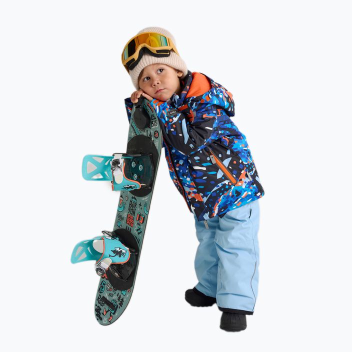 Dětská lyžařská bunda Reima Kairala černá/modrá 5