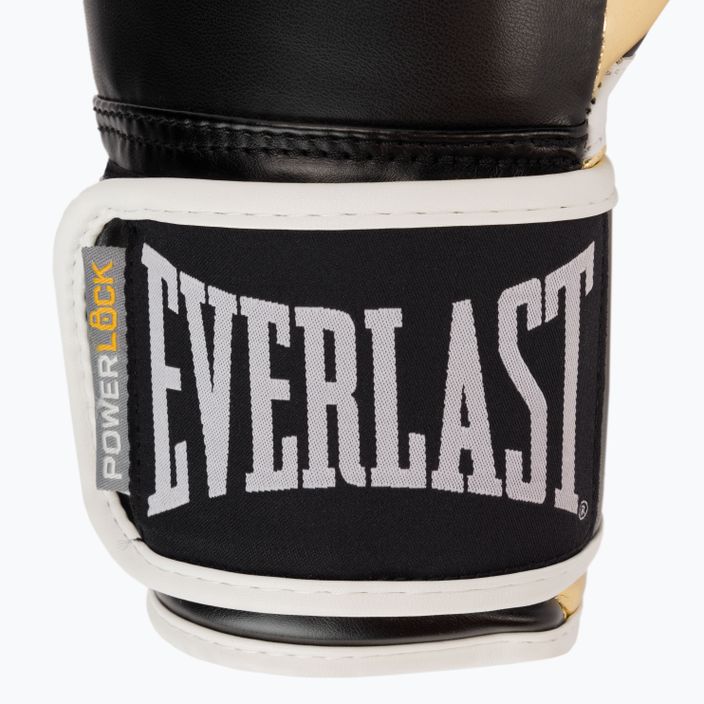 Boxerské rukavice EVERLAST Powerlock Pu černé 2200 BLK/GOLD-10 oz 5