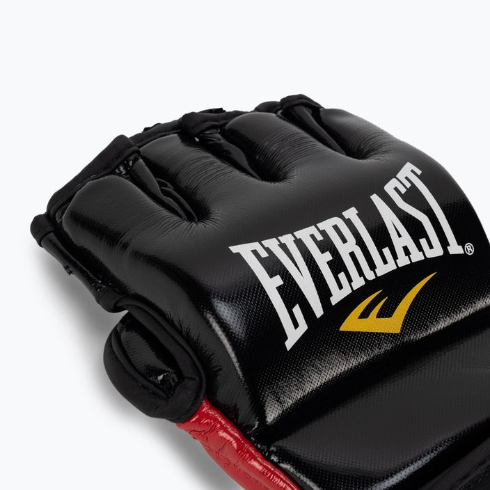 Pánské Grapplingové rukavice EVERLAST MMA Rukavice s palcem Maya černé 7565 BLK-S/M 5