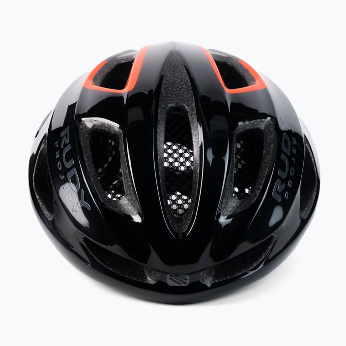 Cyklistická přilba Rudy Project Strym černá oranžová HL640101 2