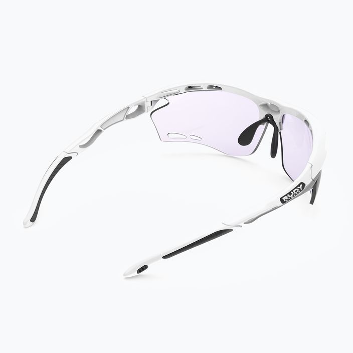 Sluneční brýle Rudy Project Propulse white glossy/impactx photochromic 2 laser purple 5