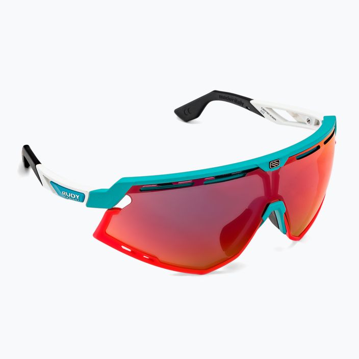 Rudy Project Defender smaragdově bílé matné / multilaserově červené sluneční brýle SP5238230000