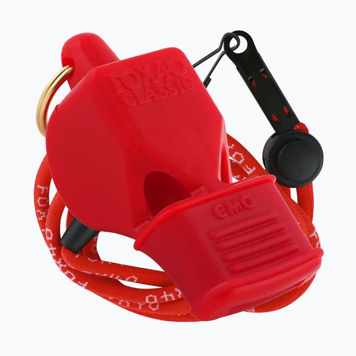 Píšťalka s provázkem Fox 40 Classic CMG Safety červený 9603
