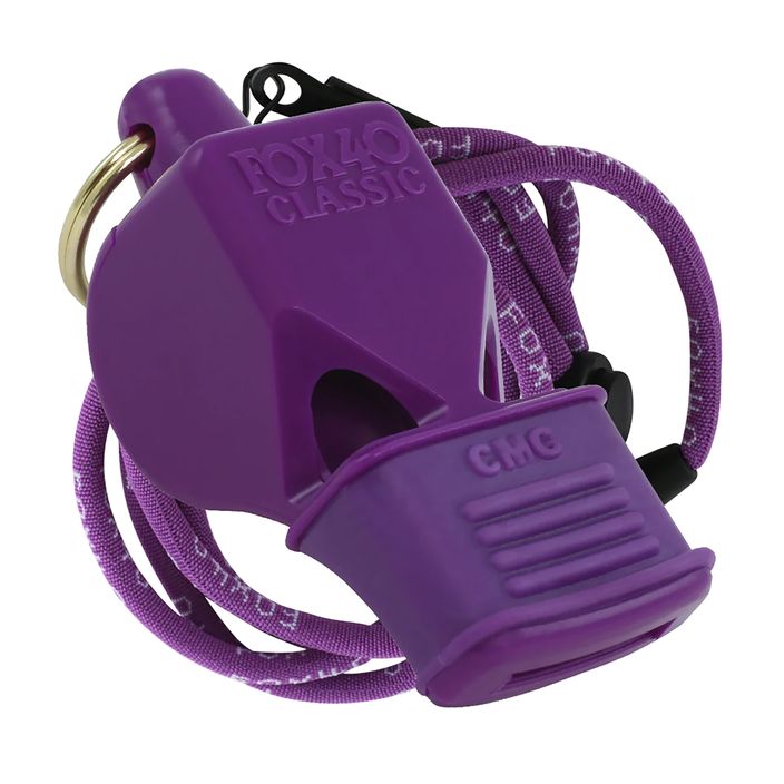 Píšťalka s provázkem Fox 40 Classic CMG Safety fialový 9603 2