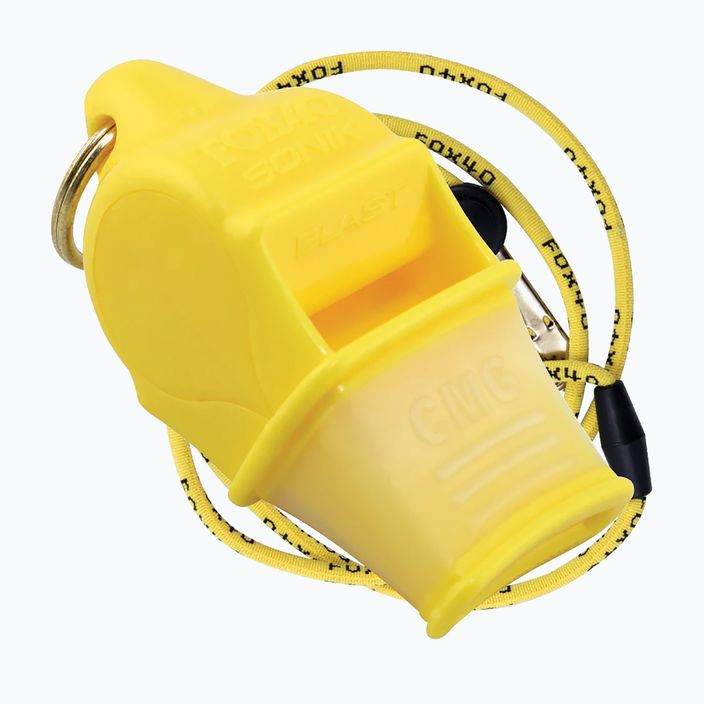 Píšťalka s provázkem Fox 40 Sonik Blast CMG žlutý 9203