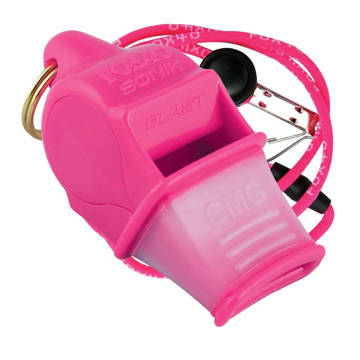 Píšťalka s provázkem Fox 40 Sonik Blast CMG růžový 9203 2
